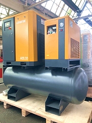 Airhorse AHB-10A screw air compressor, tank and dryer - Photo 1