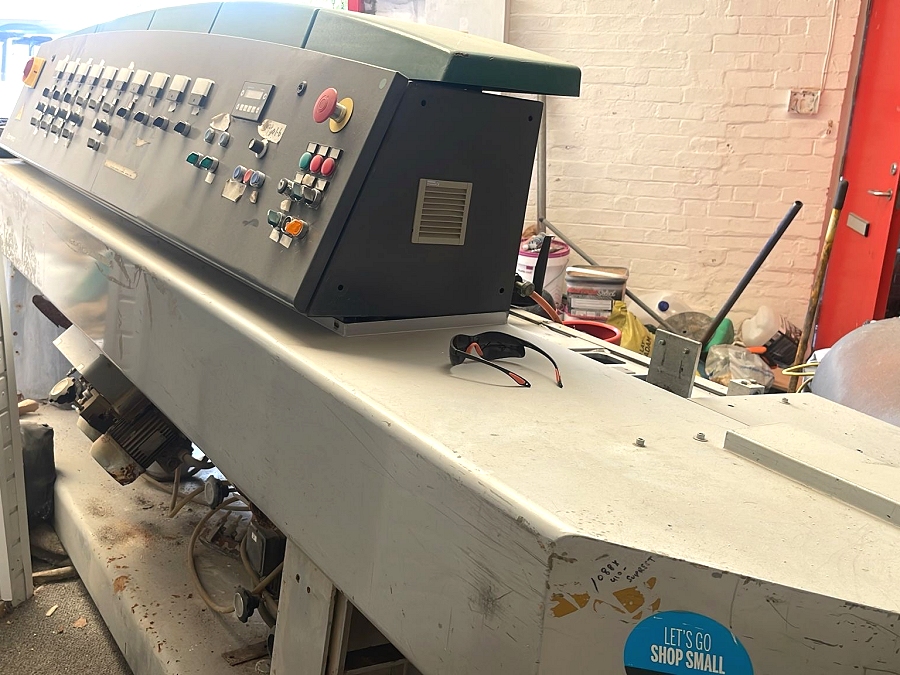 Bottero straight line glass edge polishing machine - Photo 1