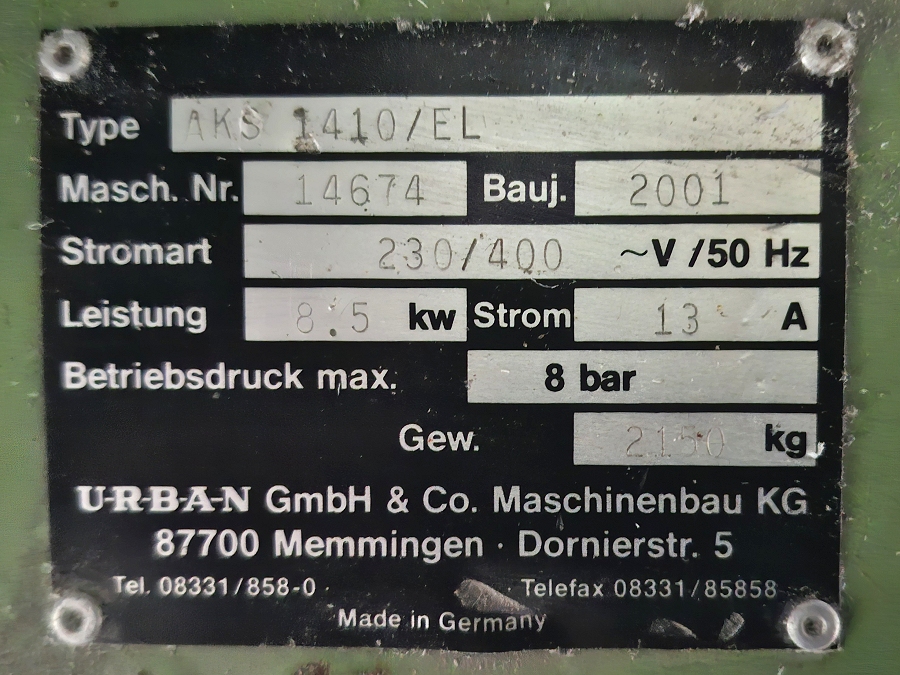 Urban AKS 1410 quad welder for sale - Photo 1